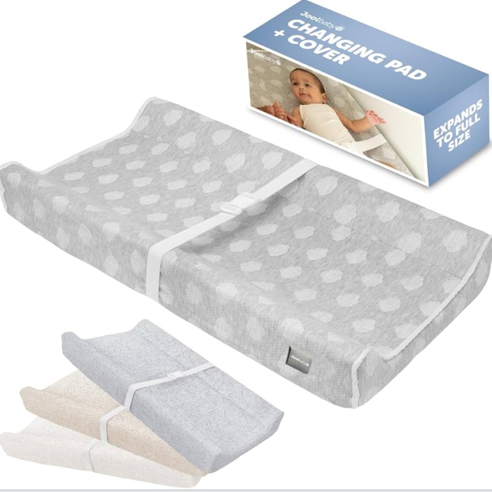 Gray Changing Pad Cover